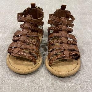 Carter’s Baby Girls Gladiator Sandals. Size 4.